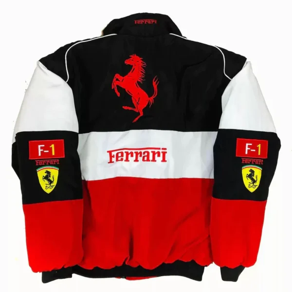 Ferrari F1 90s Vintage Racing Bomber Jacket