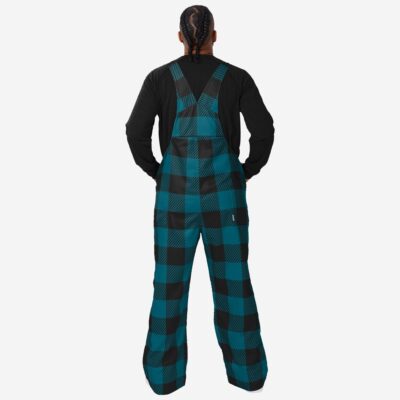 Jacksonville Jaguars Mens Plaid Bib Overalls