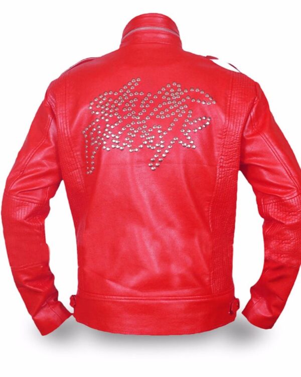 Daft Punk Red Leather Jacket