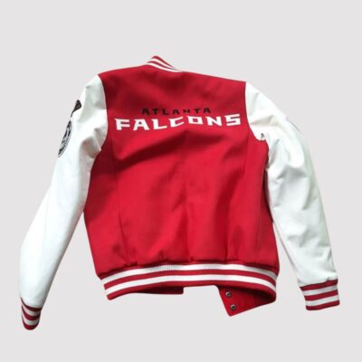 Atlanta Falcons Red/White Varsity Jacket