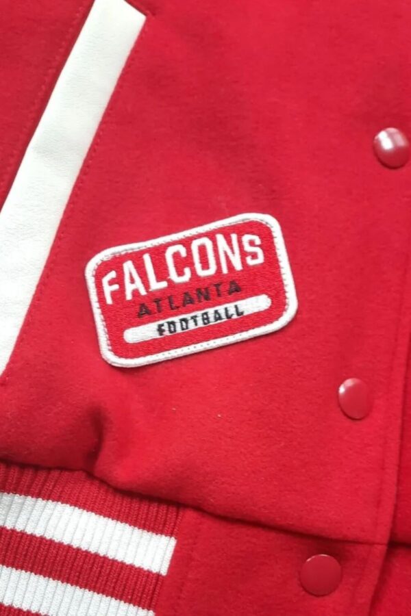 Atlanta Falcons Red/White Varsity Jacket