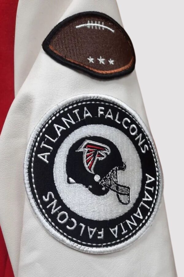 Atlanta Falcons Red/White Varsity Jacket