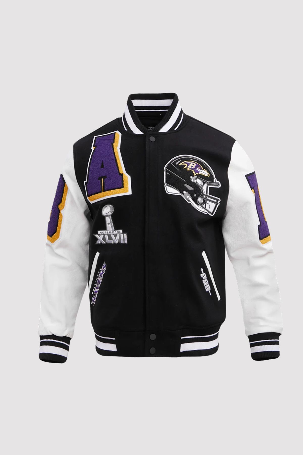 Baltimore Ravens Mashup Varsity Jacket