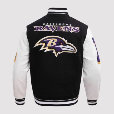 Baltimore Ravens Mashup Varsity Jacket