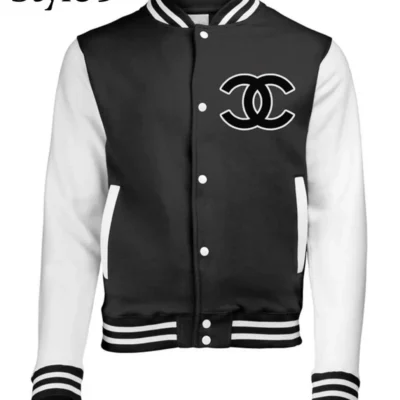 Chanel CC Patch Varsity Jacket