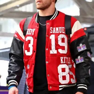 Super Bowl Lviii Kyle Juszczyk 49ers Varsity Jacket