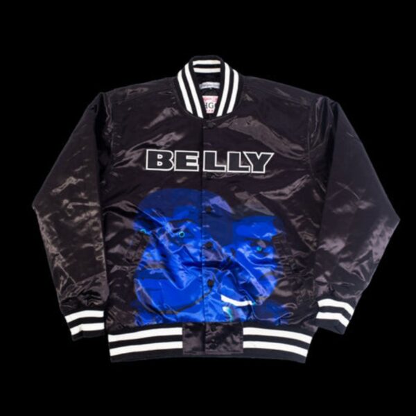 Belly Black Satin Jacket