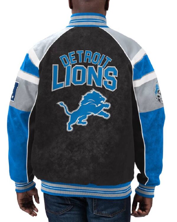 Detroit Lions G-III Sports Faux Suede Raglan Jacket WC