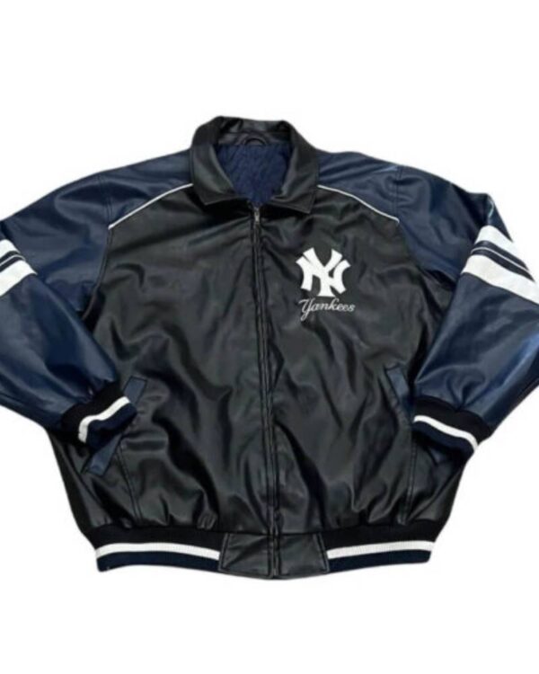 MLB NY Yankees Team Sports Leather Jacket