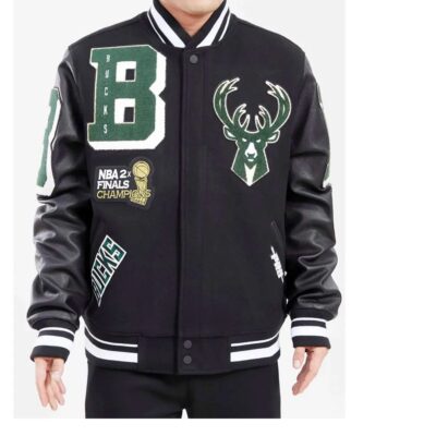 Milwaukee Bucks Mashup Varsity Jacket