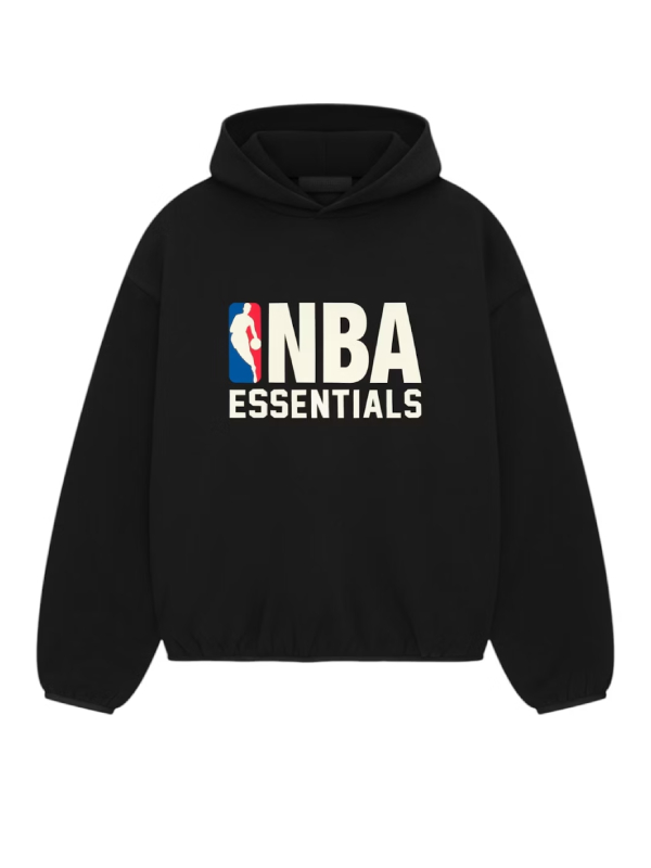 NBA Fear of God Essentials Black Hoodie