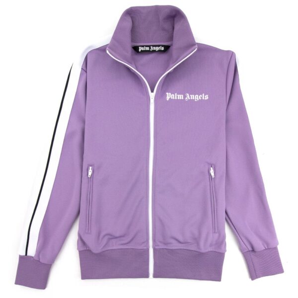 Palm Angels Autumn Blaze Tracksuit Jacket Lilac/white