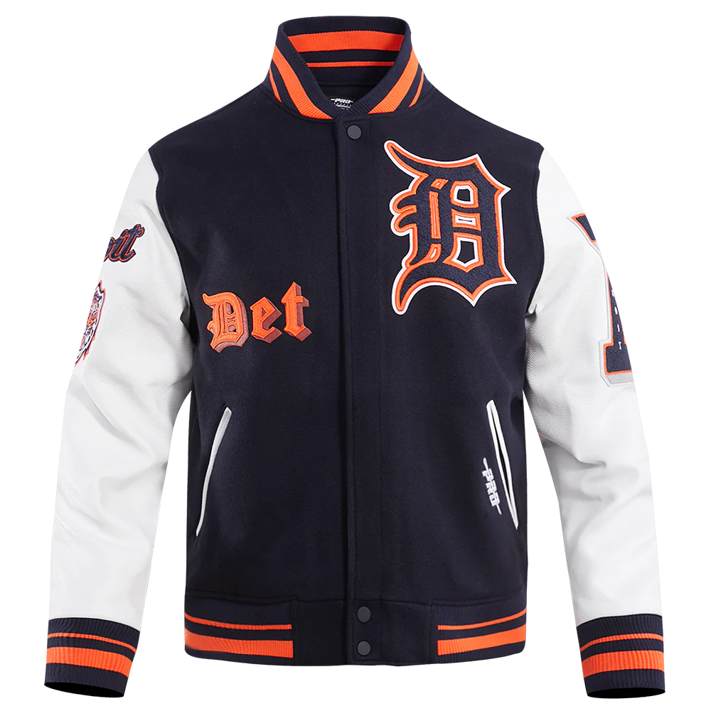 Detroit Tigers Old English Varsity Jacket