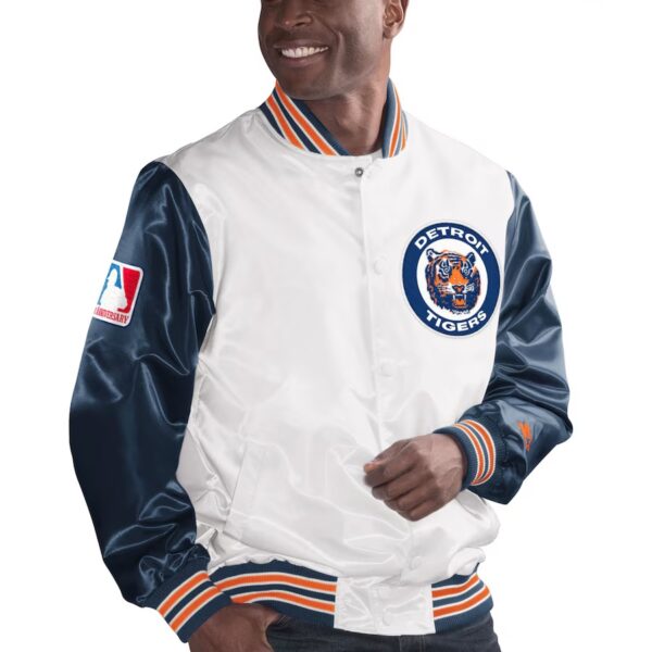 Detroit Tigers The Legend White Satin Jacket