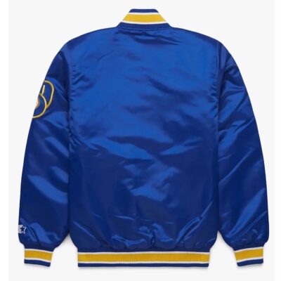 Milwaukee Brewers Royal Blue Bomber Jacket