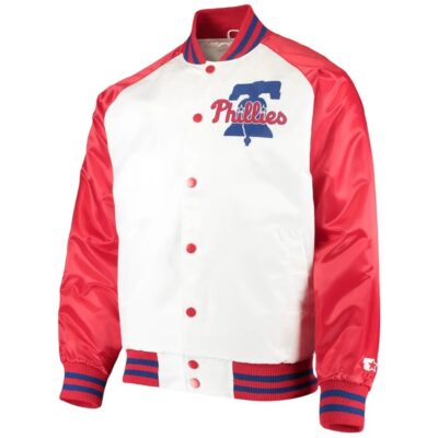 Philadelphia Phillies Clean-Up Hitter Satin Jacket