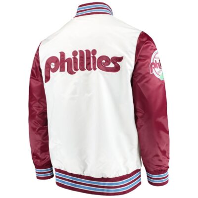 Philadelphia Phillies The Legend White Satin Jacket
