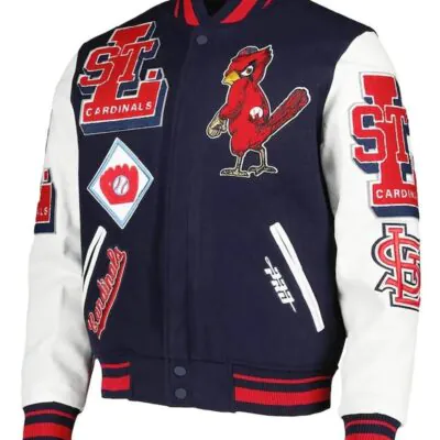 St. Louis Cardinals Old English Wool Varsity Jacket