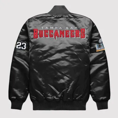 Tampa Bay Buccaneers Exclusive Black Satin Jacket