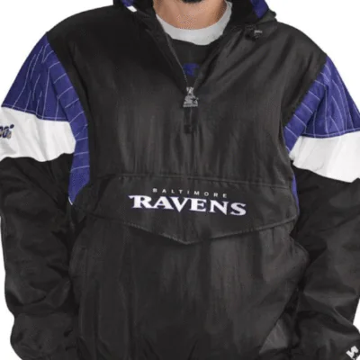 Starter Baltimore Ravens NFL Breakaway JacketStarter Baltimore Ravens NFL Quarter-Zip Breakaway Jacket Starter Baltimore Ravens NFL Jacket