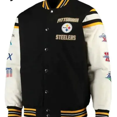 Super Bowl Champions Pittsburgh Steelers Letterman Jacket